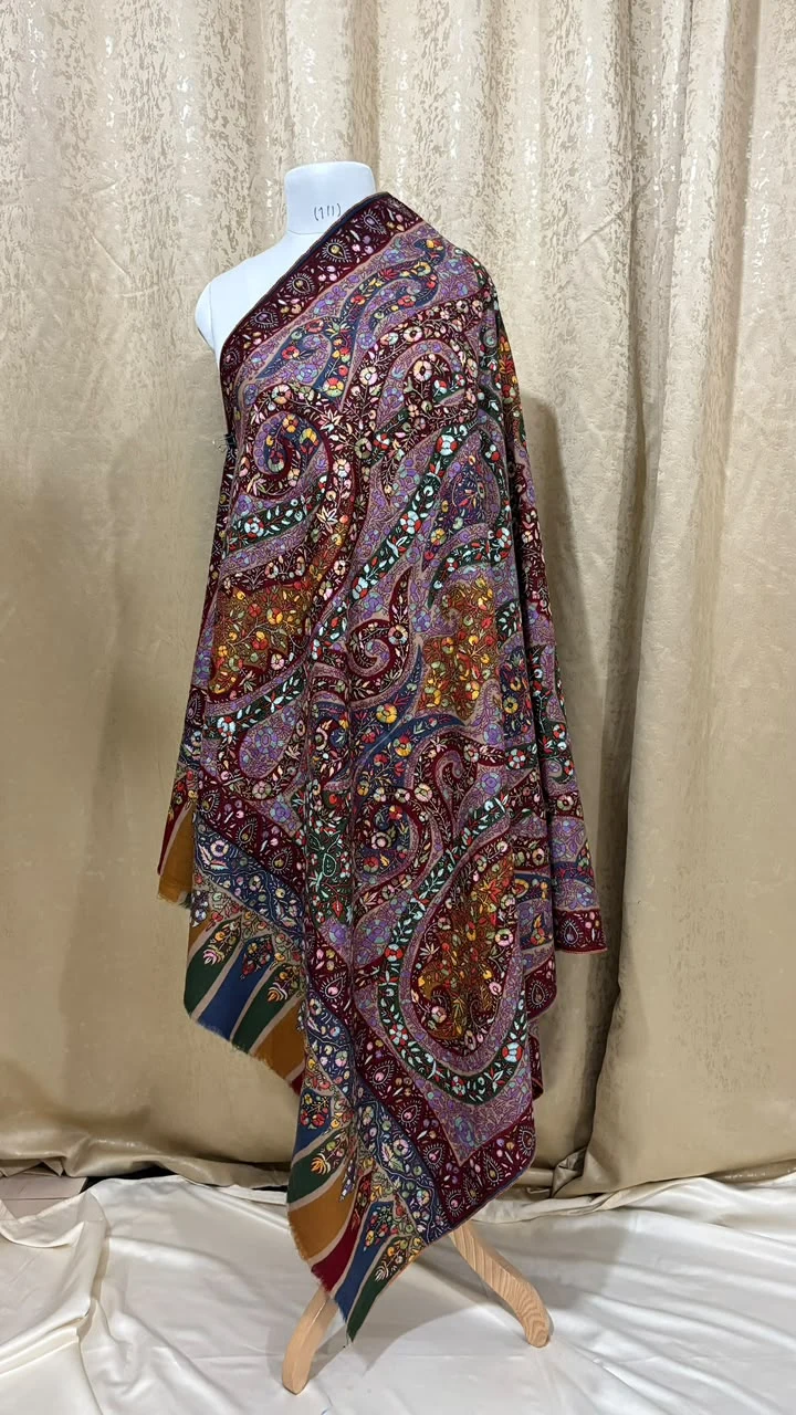 Vibrant Sozni Kalamkari